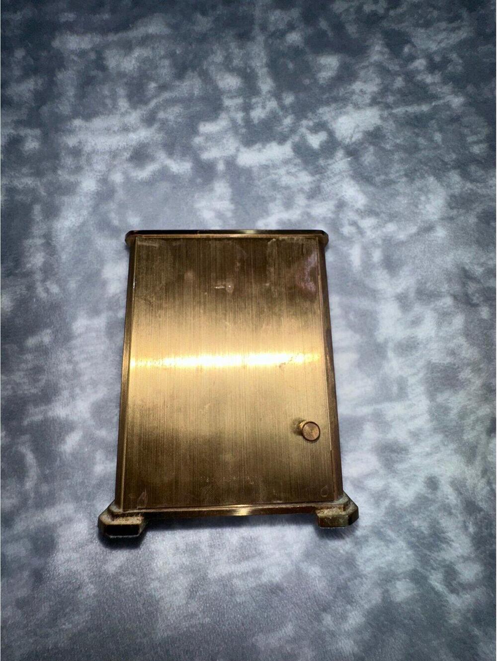 VTG Tiffany & Co. Vintage Brass Desk Clock - Picture 4 of 6